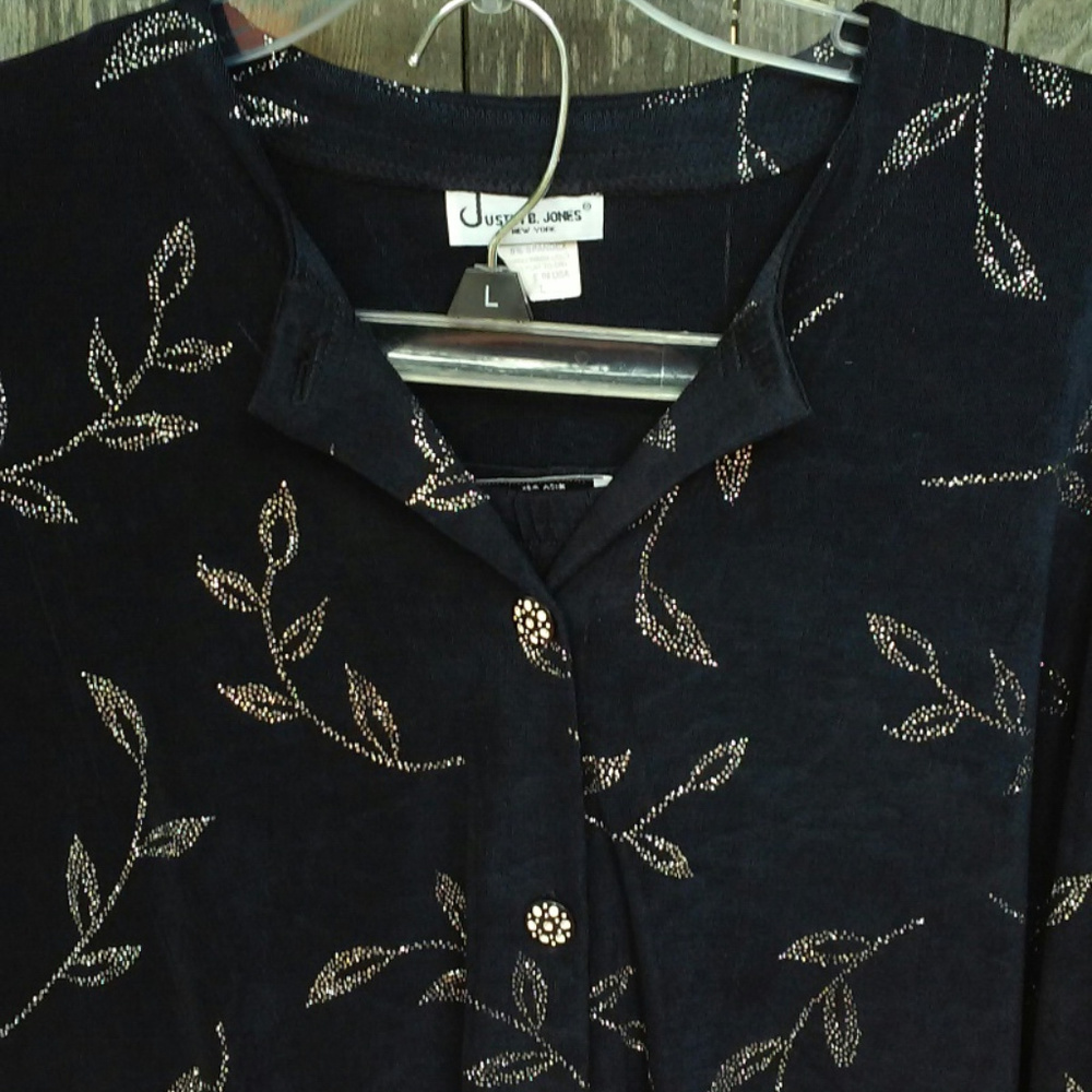 Justin Jones Large Navy & Silver Evening Attire